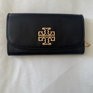 Tory Burch Black Textured Leather Accessory